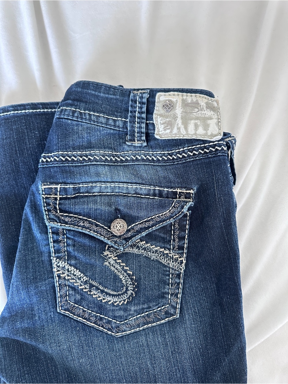 Silver Suki Flap Capri